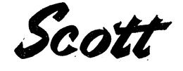 SCOTT trademark
