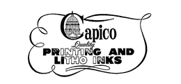 CAPICO QUALITY PRINTING AND LITHO INKS trademark