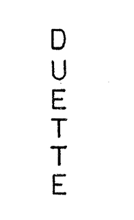 DUETTE trademark