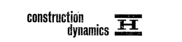 CONSTRUCTION DYNAMICS H trademark