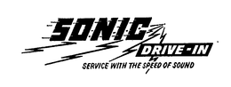 SONIC DRIVE-IN SERVICE WITH THE SPEED OF SOUND trademark