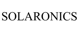SOLARONICS trademark