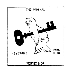 THE ORIGINAL KEYSTONE KOOL DECK MORTEX & CO. trademark