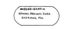 BLUE DART GENERAL PRODUCTS CORP. OVERLAND, MO. trademark