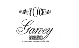 GARVEY O'CREAM GARVEY JEREZ BODEGAS DE SAN PATRICIO 1780 trademark