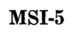 MSI-5 trademark