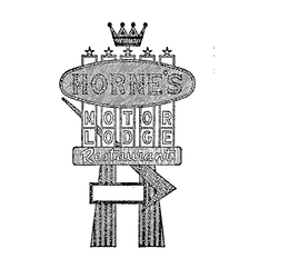 HORNE'S MOTOR LODGE RESTAURANT trademark