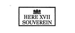 HERE XVII SOUVEREIN trademark