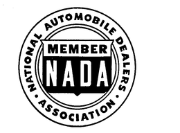 NADA MEMBER NATIONAL AUTOMOBILE DEALERS ASSOCIATION trademark
