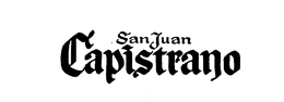 SAN JUAN CAPISTRANO trademark