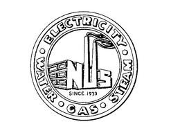 NUS ELECTRICITY WATER GAS STEAM SINCE 1933 trademark