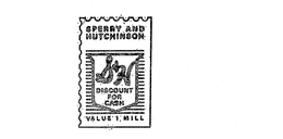 SPERRY AND HUTCHINSON S&H DISCOUNT FOR CASH trademark