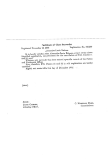 ALEXANDRE trademark
