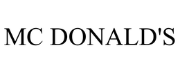 MC DONALD'S trademark