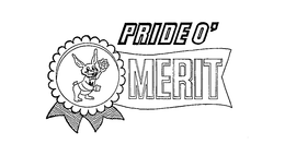 PRIDE O'MERIT trademark