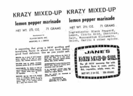 JANE'S KRAZY MIXED-UP SALT trademark