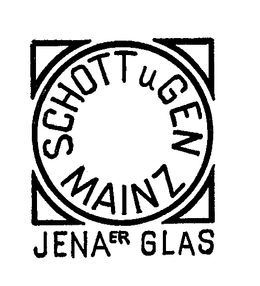 SCHOTTUGEN MAINZ JENAER GLAS trademark