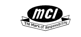 MCI THE MARK OF RESPONSIBILITY trademark