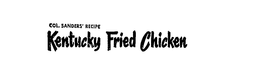 COL. SANDERS' RECIPE KENTUCKY FRIED CHICKEN trademark