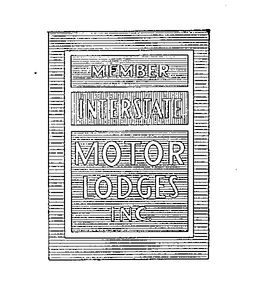 MEMBER INTERSTATE MOTOR LODGES INC. trademark