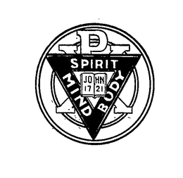 PX SPIRIT MIND BODY JOHN 17 21 trademark