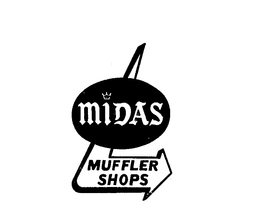 MIDAS MUFFLER SHOPS trademark
