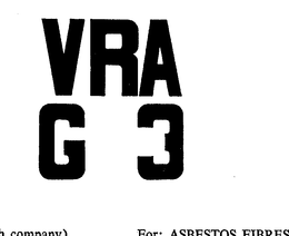 VRA G3 trademark