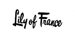 LILY OF FRANCE trademark