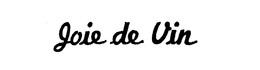 JOIE DE VIN trademark