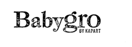 BABYGRO BY KAPART trademark