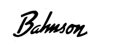 BAHNSON trademark