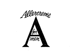 ALLERCREME A FOR MEN trademark