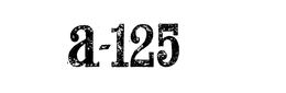 A-125 trademark