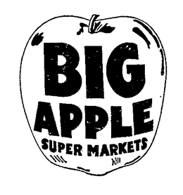 BIG APPLE SUPER MARKETS trademark