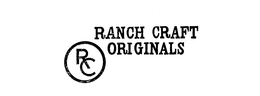 RANCH CRAFT ORIGINALS RC trademark