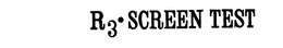R3-SCREEN TEST trademark