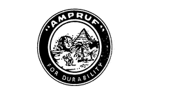 "AMPRUF" FOR DURABILITY trademark
