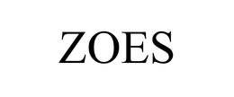 ZOES trademark