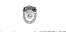 MICKEYS IMPORTED TASTE-FINE MALT LIQUOR trademark