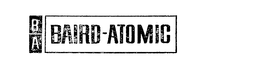 BA BAIRD-ATOMIC trademark