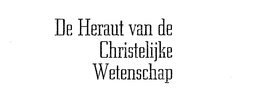 DE HERAUT VAN DE CHRISTELIJKE WETENSCHAP trademark