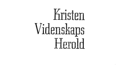 KRISTEN VIDENSKAPS HEROLD trademark