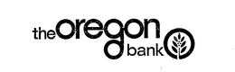 THE OREGON BANK trademark