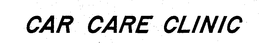 CAR CARE CLINIC trademark