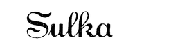 SULKA trademark