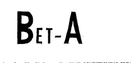 BET-A trademark