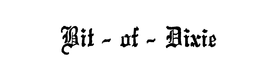 BIT-OF-DIXIE trademark