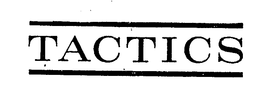 TACTICS trademark