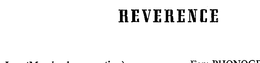 REVERENCE trademark