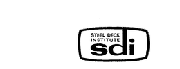 SDI STEEL DECK INSTITUTE trademark